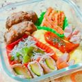 ao1_kr's cooksnap of when they made 夏野菜ズッキーニの豚バラ巻き.