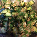 クック2Y94XX☆'s cooksnap of when they made オクラときゅうりの梅和え✿.