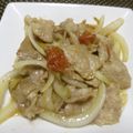 ジョングレ's cooksnap of when they made 美味♡梅風味の生姜焼き.