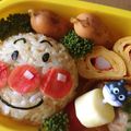 どぅ～さんこ's cooksnap of when they made キャラ弁 アンパンマン おにぎり.