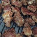 プーパッポンカリー's cooksnap of when they made 油なしの、揚げない、米粉で唐揚げ.
