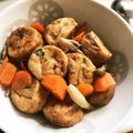 kanjuna's cooksnap of when they made ホッとする がんもどきとしめじの煮物.
