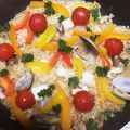 みぃbety♡'s cooksnap of when they made 【山ごはん】貝のうまみたっぷりパエリア.