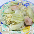 クック81NK9U☆'s cooksnap of when they made 魚肉ソーセージとレタスのマヨ炒め.