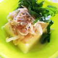 ユーロン's cooksnap of when they made たまご豆腐に、もやし&エノキ♪.