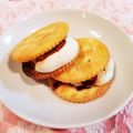 Richland☆Y's cooksnap of when they made 簡単！チョコマロリッツサンド♡.