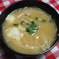 katsupi's cooksnap of when they made ☆えのき茸と卵の味噌汁☆.