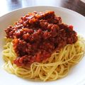 ロビタ000's cooksnap of when they made 簡単洋食屋風！ミートソーススパゲッティ.