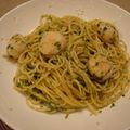 ふるふるぱふぇ's cooksnap of when they made ✿青海苔とホタテの❀塩パスタ✿.