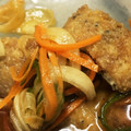クック0H36Z1☆'s cooksnap of when they made 揚げない鯵の即席南蛮漬け.