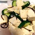 さなぽんと's cooksnap of when they made ヘルシー肴♪豆腐ときゅうりの塩昆布和え.