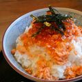 まんまちゃん♪'s cooksnap of when they made シンプルで美味しい！鮭とイクラの親子丼.