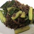 oda5yoko's cooksnap of when they made 夏★牛肉ときゅうりのさっぱり炒め♡.