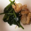 パパイヤアーサー's cooksnap of when they made ホタテの醤油バターほうれん草ソテー.