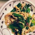 Cocca126's cooksnap of when they made レンジ４分！ニラとえのきの梅肉おかか和え.