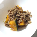 Stromboli's cooksnap of when they made ☆うま～！な、かぼちゃのそぼろ煮☆.