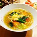 bonbonnier's cooksnap of when they made もやしと卵のふわとろ中華スープ♪.