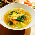 bonbonnier's cooksnap of when they made もやしと卵のふわとろ中華スープ♪.