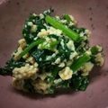 ンモゴヂｬｰｰ！'s cooksnap of when they made 絹豆腐で☆ほうれん草の白和え.