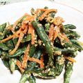KUMI KUMI's cooksnap of when they made 栄養逃さない！超簡単いんげんの胡麻和え＊.