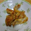 ないすばでぃ's cooksnap of when they made 材料２つ油もいらないパリパリ鶏皮せんべい.