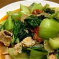 菜つ実☆ミ's cooksnap of when they made 2分 簡単早い チンゲン菜トマト豚炒め.