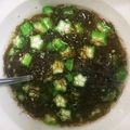 くむちん's cooksnap of when they made 簡単美味♪1分クッキング！もずく酢オクラ.