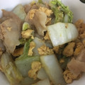 nishimo's cooksnap of when they made 白菜と豚肉たまごのオイスター炒め.