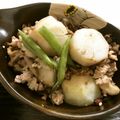 ☆Rokko☆'s cooksnap of when they made 小豆入り里芋のそぼろ煮.