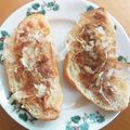 ayakaL7's cooksnap of when they made ✿梅マヨおかかトースト✿.