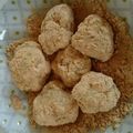 おけ～はん's cooksnap of when they made レンジだけで☆おからのもちもち団子様♪.