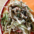 桃大好き's cooksnap of when they made 水菜とえのきのごまマヨサラダ【作り置き】.