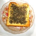 夢夢555's cooksnap of when they made 黒ごま黒蜜トースト.