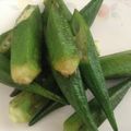 お願いひつじ's cooksnap of when they made オクラのアヒージョ.
