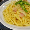 チャンゆき's cooksnap of when they made ベーコンと玉葱のカレークリームパスタ.