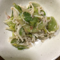 さゆひち's cooksnap of when they made えのきとレタスの梅和え-QC使用-.