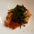 nocconeco's cooksnap of when they made さっぱり！鶏モモ照り焼き梅しそおろし♡.