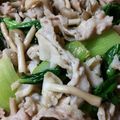 やぁちゃん0420's cooksnap of when they made 簡単！豚肉とチンゲン菜とキノコの中華炒め.
