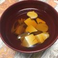 ちーうめ's cooksnap of when they made すぐできる☆エリンギとお豆腐のお吸い物.