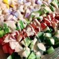 なすの天ぷら's cooksnap of when they made コブサラダ風ドレッシング.
