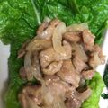 H♡S's cooksnap of when they made 簡単な味噌風味なサンチュ巻き豚肉.