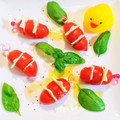 ももちゃんのれしぴ's cooksnap of when they made ミニトマトdeしましまカプレーゼ風♡*。.
