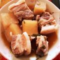 まあこニャン's cooksnap of when they made 大根消費！フライパンで豚と大根の煮物♡.