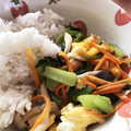 あたむ❤189's cooksnap of when they made しゃっきり小松菜＆舞茸＆卵の塩炒め。.