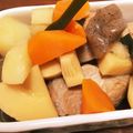 hiromysh's cooksnap of when they made 豚バラ肉とたけのことじゃがいもの煮物.