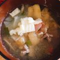 mikko6's cooksnap of when they made 味噌汁を飲もう！チーズIN味噌SOUP.
