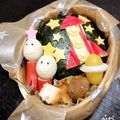いち琉's cooksnap of when they made キャラ弁☆宇宙ロケット弁当♪.