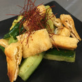 ＋mikazuki's cooksnap of when they made おつまみに☆きゅうりと油揚げの和えもの.