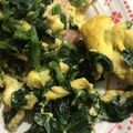 ＊♡みぃすけ♡＊'s cooksnap of when they made ほうれん草とウィンナーの卵炒め♪.