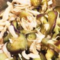 megs156's cooksnap of when they made 茄子の鶏胸肉の酢の物風さっぱりサラダ！.